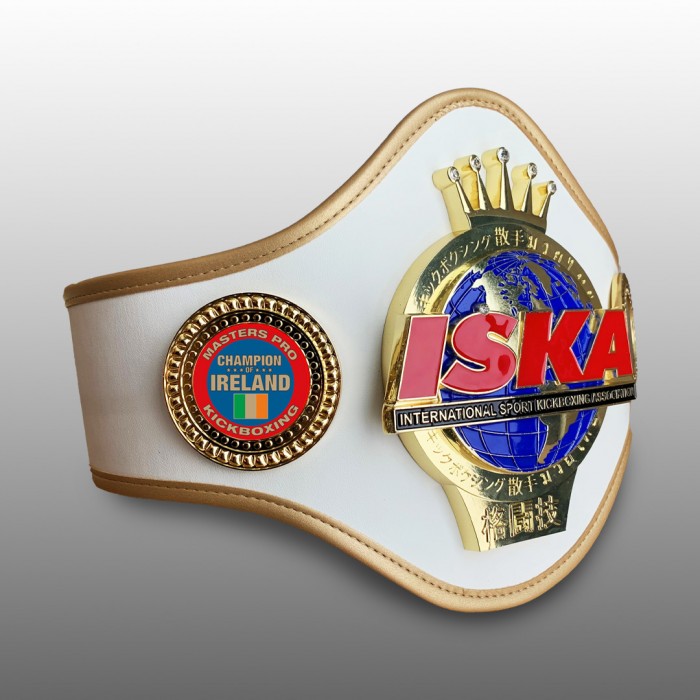 ISKA MASTERS PRO KICKBOXING NATIONAL TITLE BELT